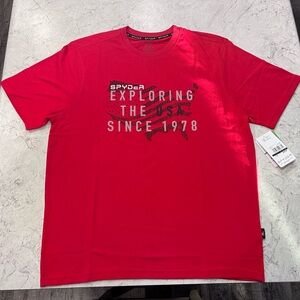 Spyder Red Graphic Men's T-Shirt